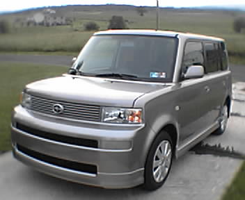 My Scion from the front left